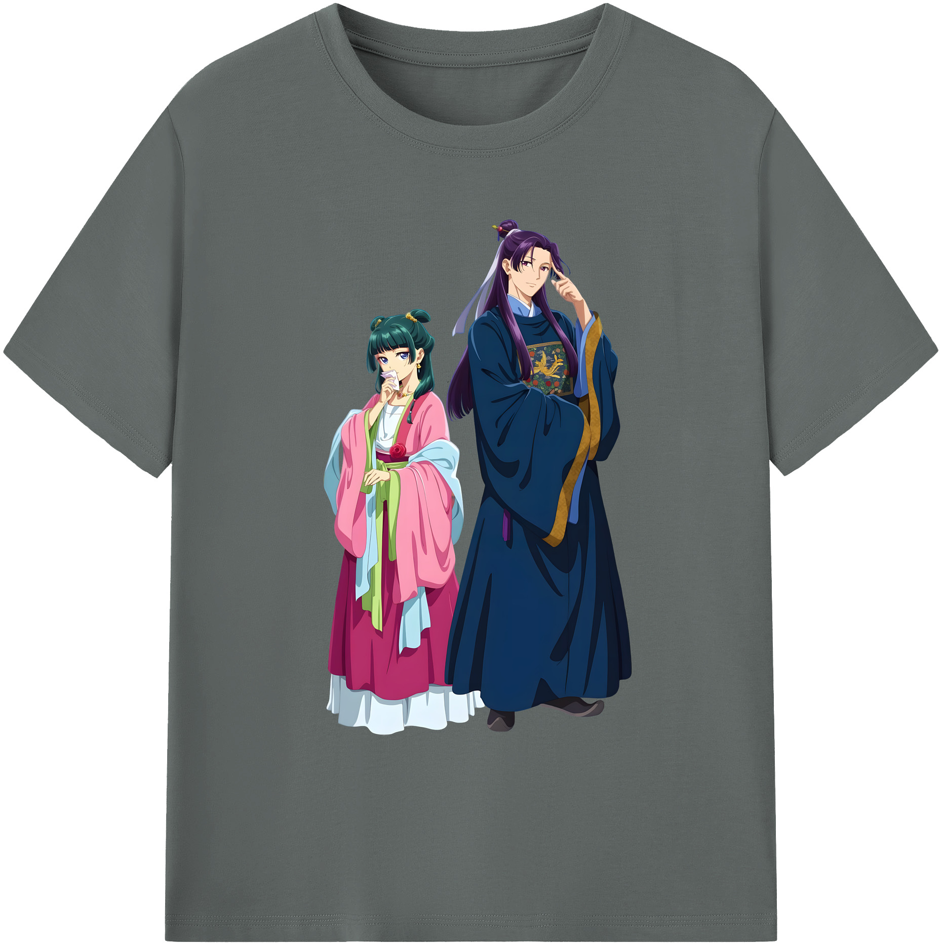（画像用） 薬屋のひとりごと The Apothecary Diaries 綿100％ メンズ半袖Tシャツ｜肌触りやわらか＆通気性